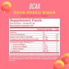 imageAlani Nu BCAA Hawaiian Shaved Ice  Branch Chain Essential Amino Acids  211 Formula  Supplement Powder  Muscle Recovery Vitamins for PostWorkout  30 ServingsSour Peach Rings