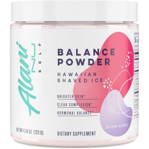 imageAlani Nu Balance Powder Hawaiian Shaved ICE  Supplement for Women  Hormonal Support  Weight Management and Clear Complexion  Gluten Free  Vegan  Sugar Free  30 Servings