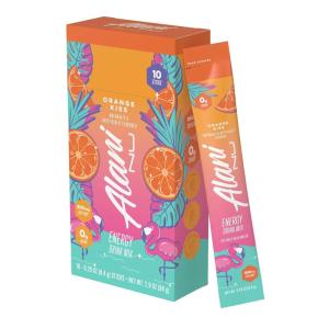 imageAlani Nu CHERRY TWIST Energy Sticks Energy Drink Powder 200mg Caffeine Pre Workout Performance with Antioxidants OnTheGo Drink Mix Biotin B Vitamins Zero Sugar 510 Calories 10 PackOrange Kiss