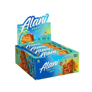 imageAlani Nu Protein Bars CARAMEL CRUNCH  High Protein GlutenFree Bars  16g Protein  LowSugar 7G LowCarb Healthy Snacks  12 Individually Wrapped BarsCaramel