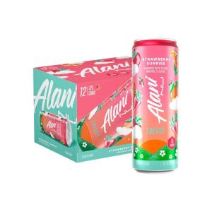 imageAlani Nu VARIETY PACK CHERRY TWIST PINK SLUSH ORANGE KISS Sugar Free Low Calorie Energy Drinks 200mg Caffeine Biotin B Vitamins Zero Sugar 10 Calories 12 Fl Oz Cans 12 PackStrawberry Sunrise