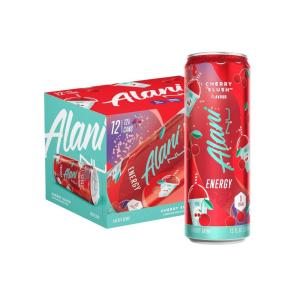 imageAlani Nu VARIETY PACK CHERRY TWIST PINK SLUSH ORANGE KISS Sugar Free Low Calorie Energy Drinks 200mg Caffeine Biotin B Vitamins Zero Sugar 10 Calories 12 Fl Oz Cans 12 PackCherry Slush