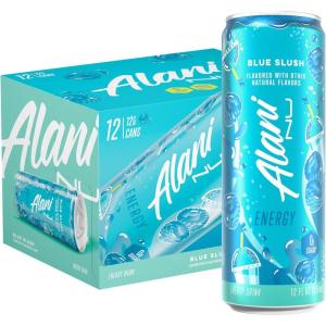 imageAlani Nu WITCHS BREW Sugar Free Low Calorie Energy Drinks  200mg Caffeine  Biotin B Vitamins  Zero Sugar  15 Calories  12 Fl Oz Cans  12 PackBlue Slush