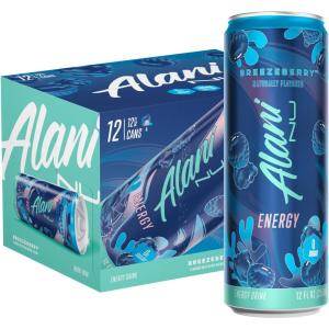 imageAlani Nu WITCHS BREW Sugar Free Low Calorie Energy Drinks  200mg Caffeine  Biotin B Vitamins  Zero Sugar  15 Calories  12 Fl Oz Cans  12 PackBreezeberry