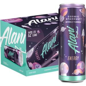 imageAlani Nu WITCHS BREW Sugar Free Low Calorie Energy Drinks  200mg Caffeine  Biotin B Vitamins  Zero Sugar  15 Calories  12 Fl Oz Cans  12 PackCosmic Stardust