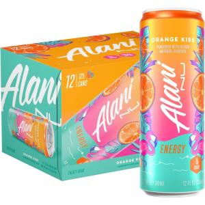 imageAlani Nu WITCHS BREW Sugar Free Low Calorie Energy Drinks  200mg Caffeine  Biotin B Vitamins  Zero Sugar  15 Calories  12 Fl Oz Cans  12 PackOrange Kiss