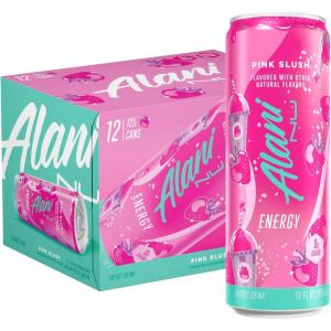 imageAlani Nu WITCHS BREW Sugar Free Low Calorie Energy Drinks  200mg Caffeine  Biotin B Vitamins  Zero Sugar  15 Calories  12 Fl Oz Cans  12 PackPink Slush