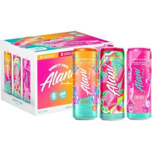 imageAlani Nu WITCHS BREW Sugar Free Low Calorie Energy Drinks  200mg Caffeine  Biotin B Vitamins  Zero Sugar  15 Calories  12 Fl Oz Cans  12 PackVariety  Cherry Twist  Pink Slush  Orange Kiss