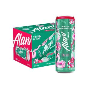 imageAlani Nu PINK SLUSH Sugar Free Low Calorie Energy Drinks  200mg Caffeine  Paris Hilton x Alani Nu  Biotin B Vitamins  Zero Sugar  5 Calories  12 Fl Oz Cans 12 PackWinter Wonderland