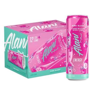 imageAlani Nu PINK SLUSH Sugar Free Low Calorie Energy Drinks  200mg Caffeine  Paris Hilton x Alani Nu  Biotin B Vitamins  Zero Sugar  5 Calories  12 Fl Oz Cans 12 PackPink Slush